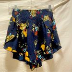 Zaful Bi@ Fang 2Piece Outfit Floral Drawstring Ruched Top & Smocked Shorts; S Photo 3