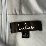 Lulus  Small Skater Dress Call to Charms Racerback Apron Neckline Sleeveless Blue Photo 6