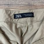 ZARA  Pants Tan Wide-Leg Cargo size M Photo 3