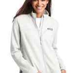 Vineyard Vines Eyelet Shep Shirt.
Full Zip French Terry. Stand Photo 0