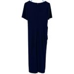BHLDN Size US 12 Short Sleeve Maxi Dress Formal Dark Blue Navy Wedding Party Photo 1
