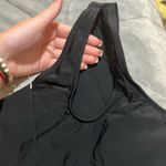 Black one shoulder swim top Size XL Photo 1