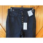 Calvin Klein Jeans CALVIN KLEIN Womens Black High Rise Skinny Button Fly Jeans NWT Size 4 (5081) Photo 1