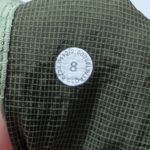 Lululemon  Grid Fleece Hiking Overshirt Laurel Green Medium Olive Snap Button Top Photo 3