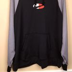 Nike ThermaFit Women’s Color Block Logo Graphic Print Fleece Lined Hoodie Photo 2