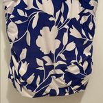 Jantzen   Blue and White Ruched Tank Top size 10 Photo 7