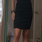 All Saints Black Zip Up Bodycon Dress Photo 2