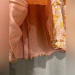 Anthropologie By  Floral Pink and Yellow Boho Mini Dress Photo 6