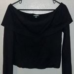 Wild Fable Off The Shoulder Black Top Photo 0