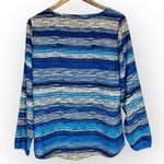 Ariat  Blue Fringe Western Long Sleeve Blouse Size Medium Photo 7