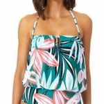 Anne cole one piece blouson Keyhole Swimsuit tube/halter top size 10 women’s 🆕 Photo 0