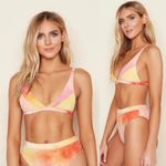 Dippin' Daisy's Dippin' Daisy’s Carnival Top, Ombré Velour Bikini, Ribbed Tie Dye, NWT, Size M Photo 11