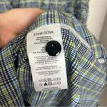 Stine Goya Phoenix Frayed Houndstooth Tweed Oversized Shirt Shacket Size S Blue Photo 10