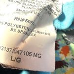 Becca  colorful swimsuit top size Large Photo 7