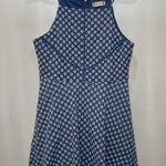 Altar'd State Altar’d State Blue and White Embroidered Floral Mini Dress Photo 0