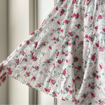 Lulus Lulu’s White Floral Tiered Mini Skirt Cute Factor NWOT Medium Photo 29