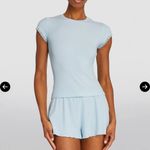 SKIMS Light Blue Women's Ribbed Top Photo 4