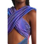 Farai London Arabella Halter Neck Cutout Dress Sunset Dream Womens Size Medium Photo 5