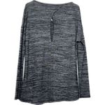 Jo‎ & Co Womens Farile Sweater Drape Back High Low Long Sleeve Scoop Neck Gray L Gray Size L Photo 1