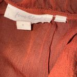 Free People Forever that girl Brown Ruffled Long Sleeve Blouse Photo 6
