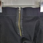 J.Crew Womens Pants Size 0R Black Slim Fit Exposed Zip Trouser Photo 4