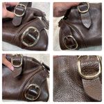 Burberry Brown Leather Bowler Bag Photo 5