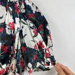 SALONI floral silk midi dress Red Size 4 Photo 12