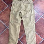 Free People  Beige Drawstring Waist Button Closure Casual Pants Size Small Photo 4