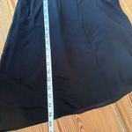 Simply Silk Dress Sz Large Black Midi Sleeveless Lined Ruffle LBD Formal Career Photo 7