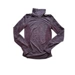 Lululemon Woolly Wonder Turtleneck Womens 6 Purple Maroon Merino Running Active Photo 2