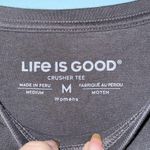 Life is Good Good Day Short Sleeve Crew Neck Crusher Tee Size Medium Photo 1