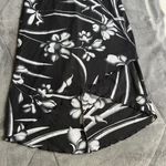 Vintage 90s fairycore Perseption black and white floral halter mini dress small Photo 2