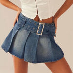 Peppermayo No Angel Denim Micro Mini Skirt Photo 2