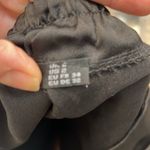 Boohoo  Black Mini slip Skirt with slit size 2. In perfect condition! Photo 5