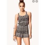 Forever 21 Black Tan Tribal Strappy Back Playsuit Photo 32