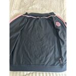 Ralph Lauren Plus Size 2x Womens Black Zip Up Jacket Pink Crest Active Wear Photo 6