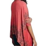 Free People  pick me up tee oversized Asymmetrical top red size medium Photo 1