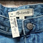 Madewell NWT  Denim Pleated Mini Skirt in Upton Wash size 32 Photo 5