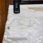 Anthropologie NWT $88  Pilcro White High-Rise Slim Boyfriend Denim Shorts 25 Photo 6