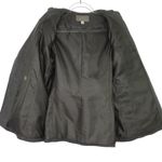 Croft & Barrow  Charcoal Gray Double-Breasted Wool Pea Coat Medium Women's Coat Photo 2