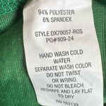 Liz & Sara sparkling shimmer green velvet mini dress size large NWT Photo 6