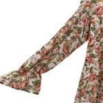 Petal and Pup Floralette Mini Ivory Vintage Floral Print Open Tie Back size 10 NWT Photo 5