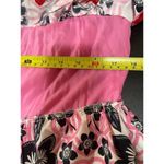 Anthropologie  x Maeve Tiered Printed Mini Dress large EMBROIDERED SQUIGGLE Photo 11