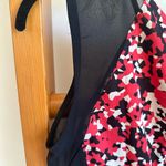 Red Saks Fifth Avenue Sleeveless Peplum Blouse Womens Medium Photo 3