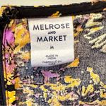 Melrose and Market  Womens Dress Black‎ Purple and Gold V-Neck Lightweight Medium Photo 2