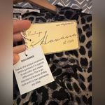 Vintage Havana NWT  | Black Cheetah Print Wrap Top, Size S Photo 4