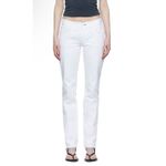 Rag and Bone  Piper Low-Rise Straight Bright white denim size 28‎ Photo 12