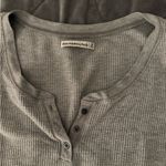 Abercrombie & Fitch Gray comfy abercombie pajama top Photo 1