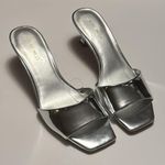 Nine West Women’s Low Kitten Heel Sandal Sz 8 1/2 Photo 1