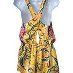 Anthropologie  Yellow Multi-Color Print Boho Romper Women's XS Photo 5